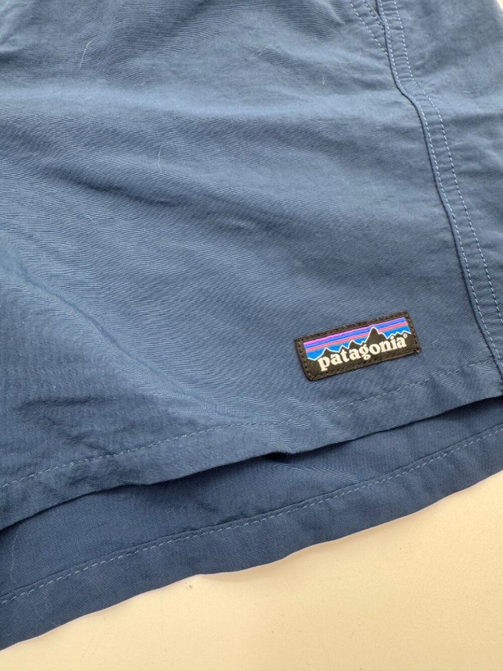 Patagonia Baggies Shorts Navy Elastic Waist Size S - Picture 3 of 9